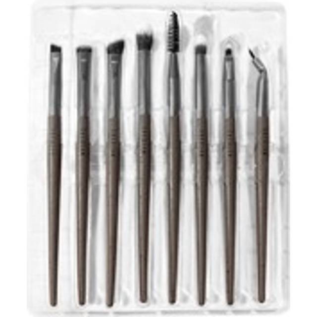 Glam Fam Brush Set 8 St Makeup Brush Kit Set Syntetiska öGonbryn ÖGonskugga Contour Highlighter Blending Concealer Liner Eye Makeup Borstar PåSk Mors - Kaffebrun