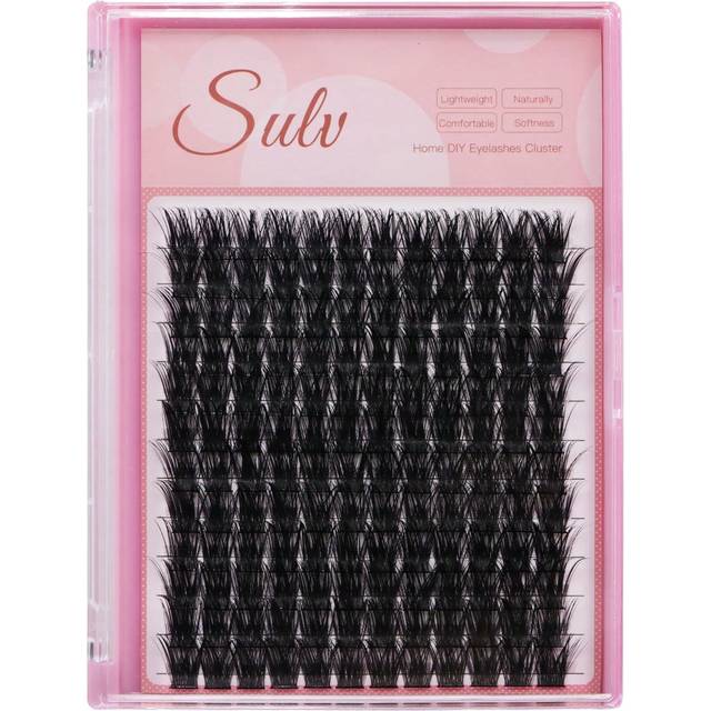 SHEIN Black/Dark Brown Dense Faux Mink Eyelashes, D Curl Volumizing & Curling, 1 Box 144 Pieces, Sizes 8mm/10mm/12mm/14mm/15mm/16mm/18mm/20mm Available, Hig