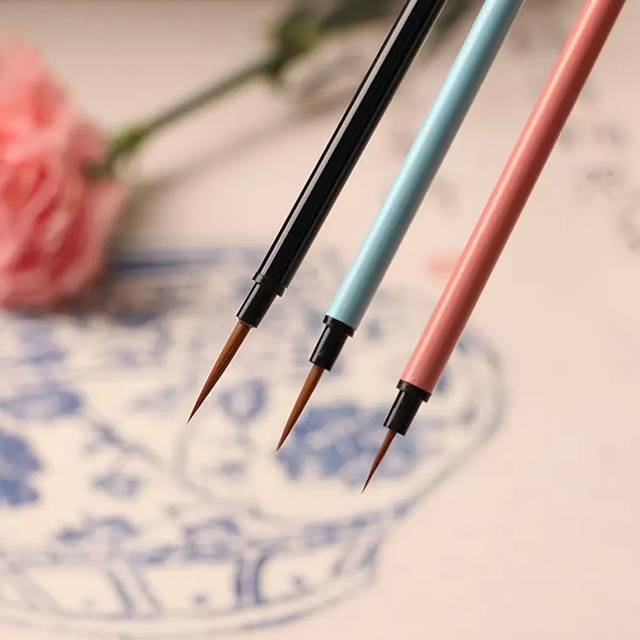 SHEIN 3pcs/Set Fine Line Drawing & Painting Brush Back To School,Back To School,School Supplies