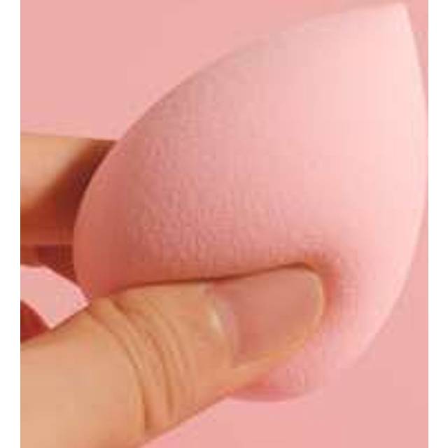 SHEIN Makeup Sponge,1pc Pink Soft To Touch Cosmetic Sponge Dry Wet Use Beauty Egg Makeup Sponge Set Makeup Blender For Face Makeup