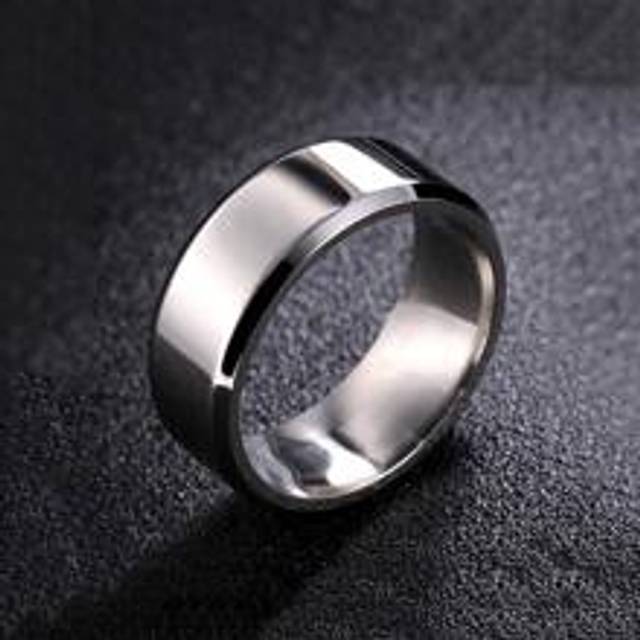 SHEIN Fashionable and Popular Men Minimalist Ring Stainless Steel for Jewelry Gift and for a Stylish Look