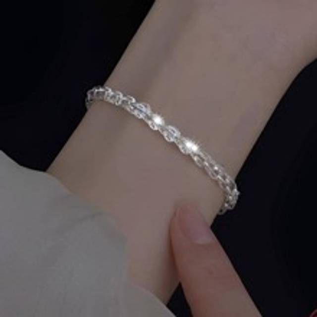 SHEIN One S925 Sterling Silver Phoenix Bracelet Ladies Bride Engagement Wedding Bracelet Party Birthday Jewelry Gift ,Eyecathing Summer Accessories,Daily We