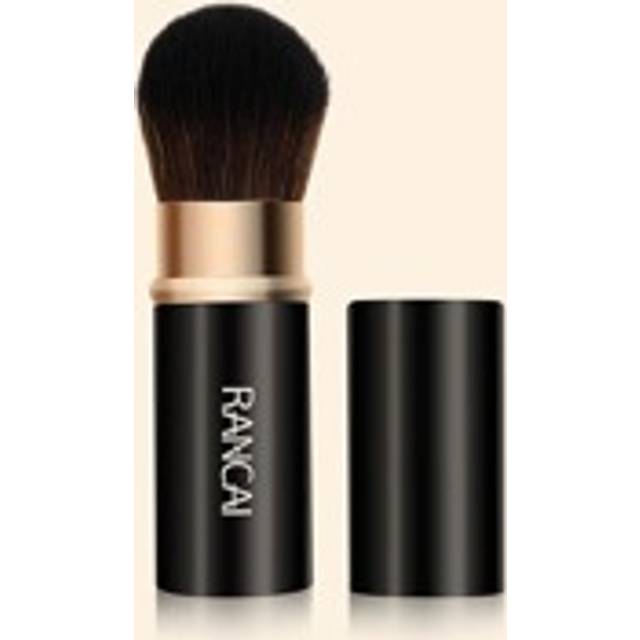 RANCAI 1pc Retractable Blush Brush, Portable Travel Powder Brush, Purple