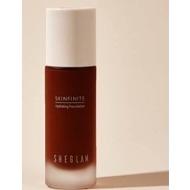 SHEGLAM Skinfinite Hydrating Foundation-Russet Flawless Dewy Foundation Hydrating Coverage Invisible Pore Concealer Pore-Less Non-Greasy Lightweight Natural S