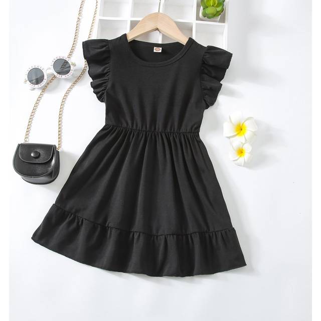 SHEIN Young Girl&#39;s Casual Solid Color Sleeveless Dress, Perfect For Summer Outdoor Activities, Sports, Casual Wear, Travel, Vacation, Parties And School