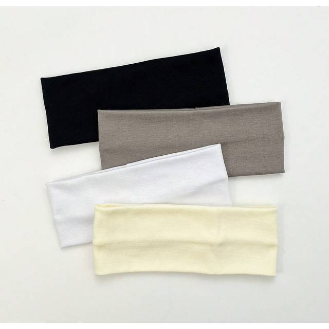 SHEIN 1/4pcs Assorted Color Fabric Stylish Headbands For Women, Suitable For Daily Wear,Gym Hair Band Turban Headband Sweatband