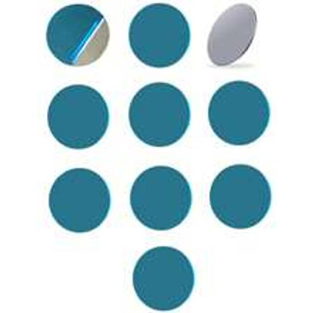 SHEIN 10pcs Round Bracket Magnetic Sheet Magnet Metal Plate Car Mobile Phone Holder Compatible With IPhone, Android Phone, Gift For Birthday, Family, Friend
