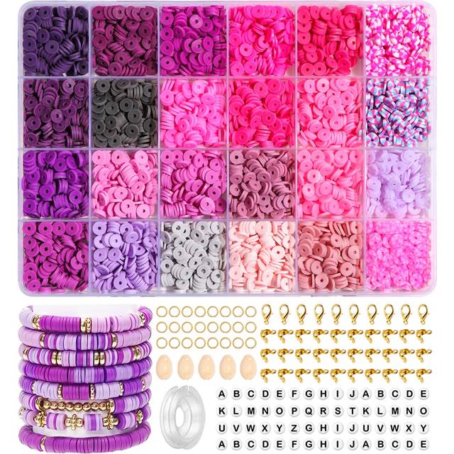 SHEIN 24 Color Beaded Diy Jewelry Making Kit