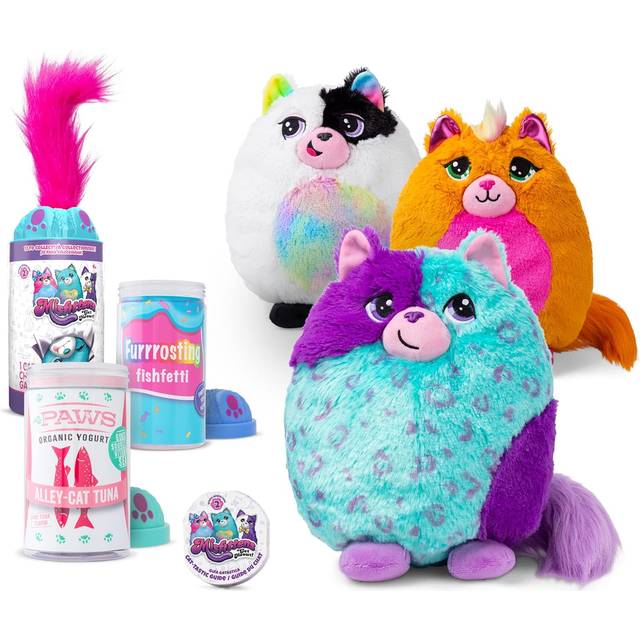 Basic Fun Misfittens Plyschleksak, Flerfärgad, Från 4 år