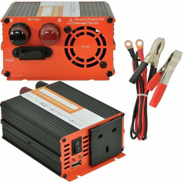150W Power Inverter 12V DC to 230V & USB Car Caravan Converter Adapter