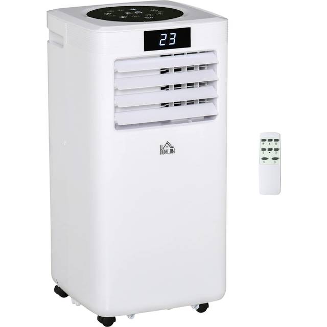HOMCOM 10000BTU Portable Air Conditioner With Remote Control, White