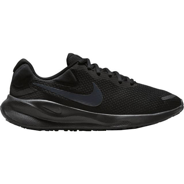 NIKE W Revolution 7, Låg Kvinna, Black Off Noir, 37.5 EU
