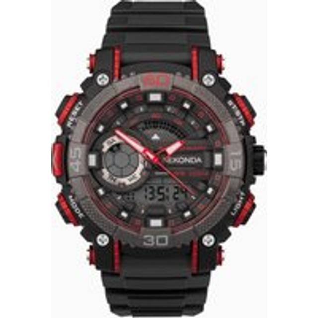 Sekonda Malvern Dual Display Black Watch 30166