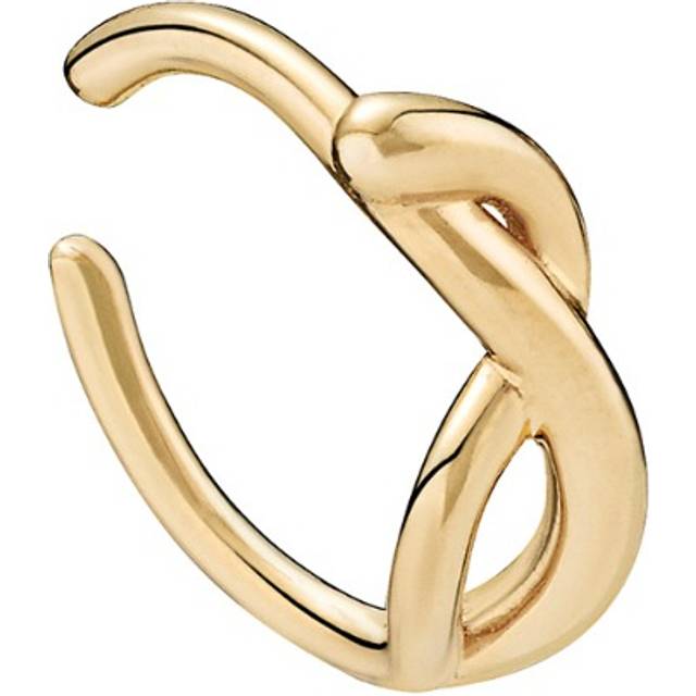Maria Black Twisted Deceiver Örhängen Single 18 kt. Guldpläterad Silver 200156YG - Dam - 925 Sterling Silver - Gold