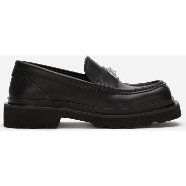 Dolce & Gabbana Logo Leather Loafer