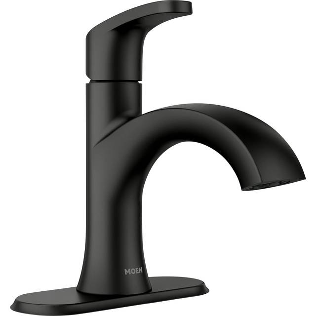 Moen Karis Black Matte One-Handle Single Hole Lavatory Faucet  84346BL