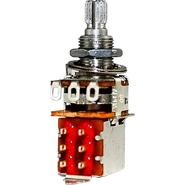 AllParts EP-0286-000 500K DPDT Push Pull Audio Pot Logarithmic Push/Pull Potentiometer