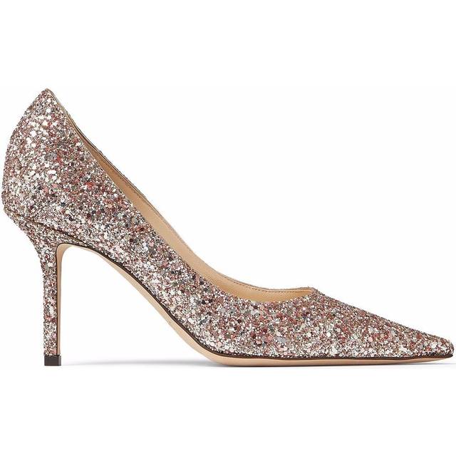 Womens Jimmy Choo Love 85 Glittered Courts
