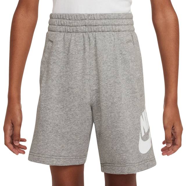 Nike Sportswear Club Fleece Older Kids' French Terry Shorts - Grey - Cotton/Polyester - XL