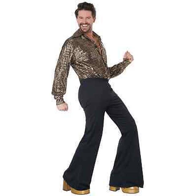 70's Disco Guy Men's Costume | 70s Costumes - Black&#47;Brown (L)