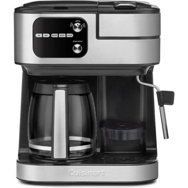 Cuisinart Coffee Center Barista Bar 4-In-1 Coffeemaker (Black) with Cup Set, and Descaling Liquid