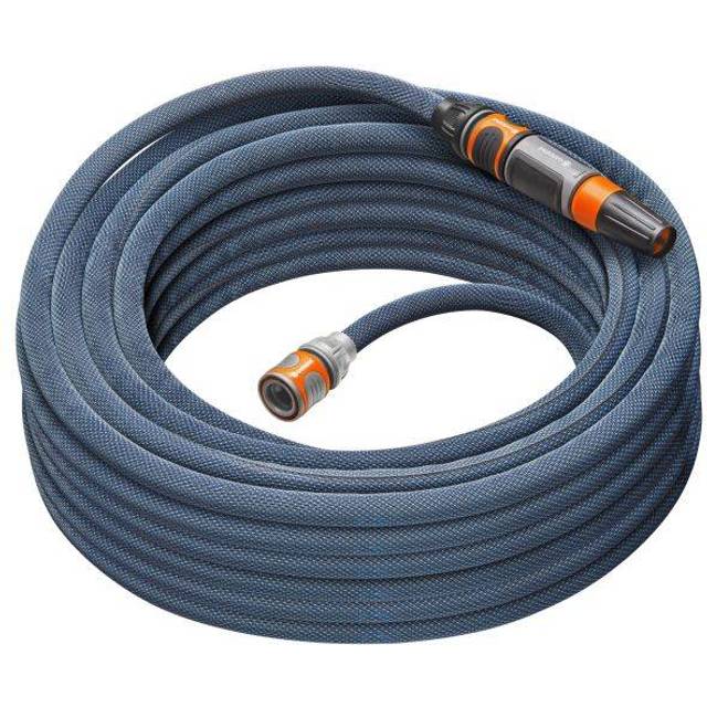 Gardena Liano XTREME Textile Hose Pipe Set 1/2" / 12.5mm 20m Blue