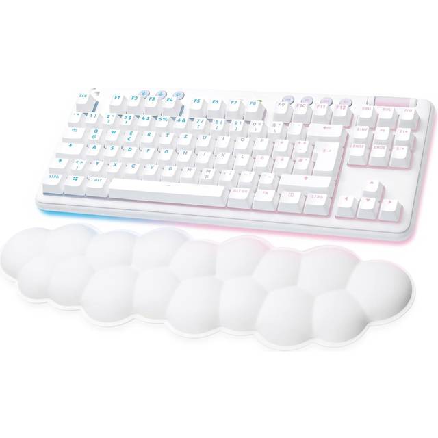 Logitech G 715 920-010454 Trådlöst tangentbord, Vit, 37.06 x 3.72 x 15.7 cm