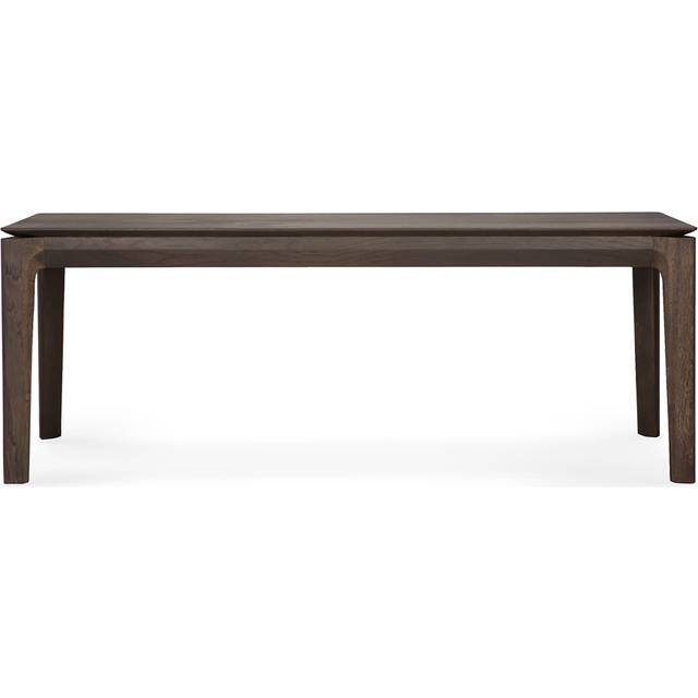 Ethnicraft - Bok Bench - Varnished Oak - Brown -126 x 35 cm - Bänkar - Alain Van Havre - Brun - Trä