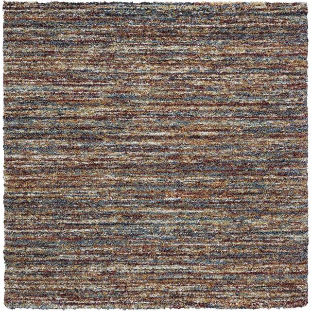 Mastercraft 023-0067/2959 Mehari Shaggy Rug - Rust Multi - 67 x 140cm In RustMulti
