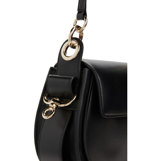 Chloé Tess Small Leather & Suede Shoulder Bag