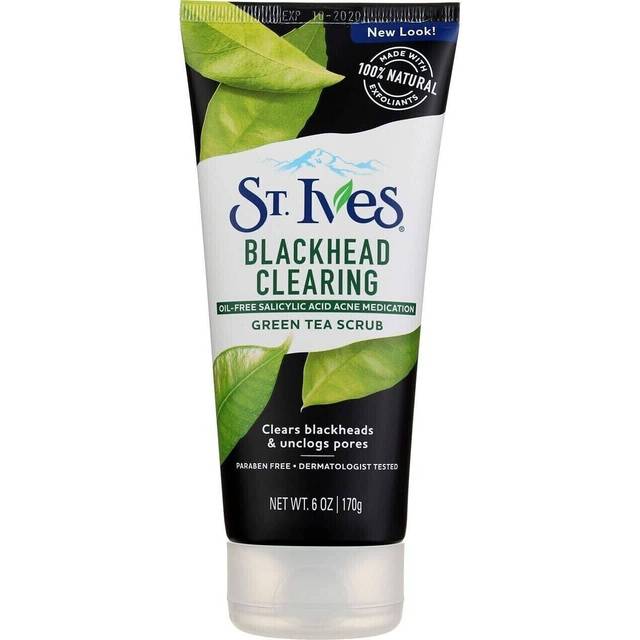 St. Ives, Green Tea & Bamboo Scrub, Blackhead Clearing, 6 oz (170 g)