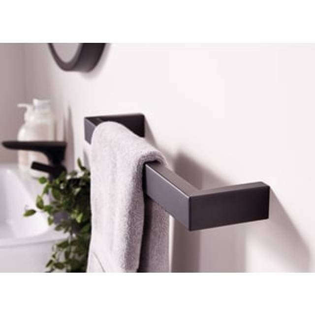 Towelrads Elcot Matt Black Dry Electric Towel Bars - 630mm