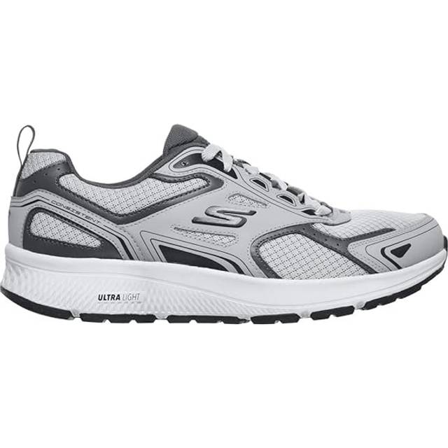 Skechers mens Go Run Consistent - Performance Running & Walking Shoe Sneaker  Grey/Navy  9.5 US