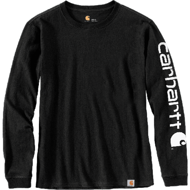 Carhartt Workwear Logo, long sleeve women , color: Dark Red (V27) , size: M