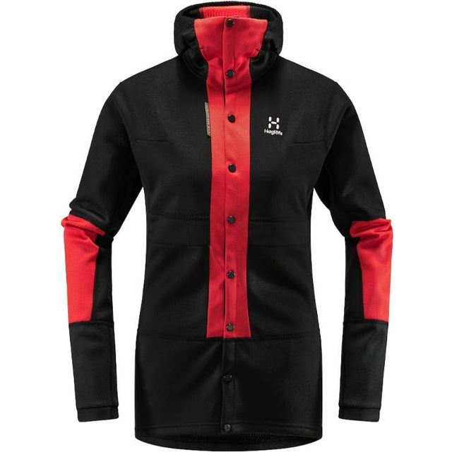 Haglöfs L.I.M ZT Sync 1 Mid Hood Women True Black/Zenith Red, M