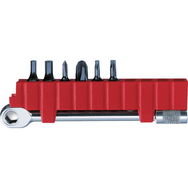 Stand + ratchet wrench + bits Victorinox Swisstool - Rouge - One size