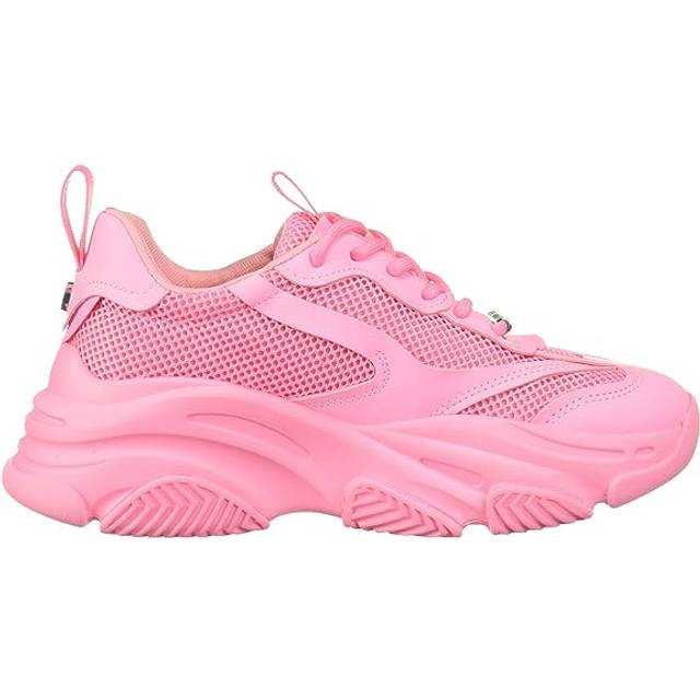 Steve Madden Women's Possession Sneaker  Hot Pink  6.5