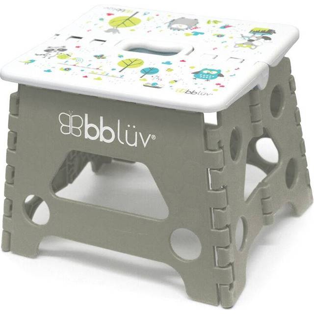 Foldable Montessori Stool, STËP grey