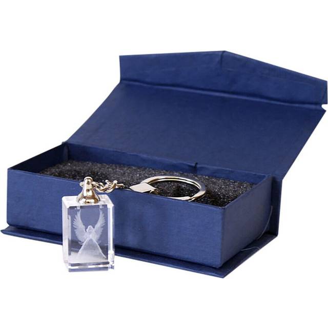 Guardian angel keyring in box