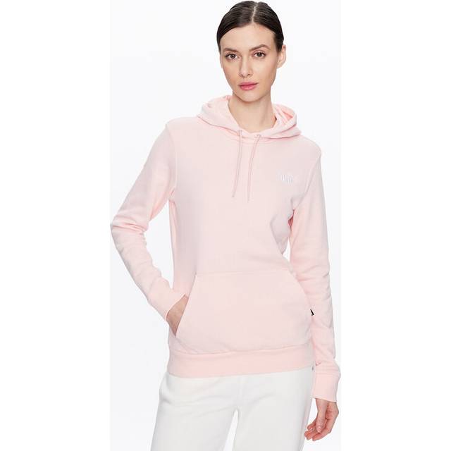 Puma - Huvtröja ESS+ Embroidery Hoodie TR - Rosa