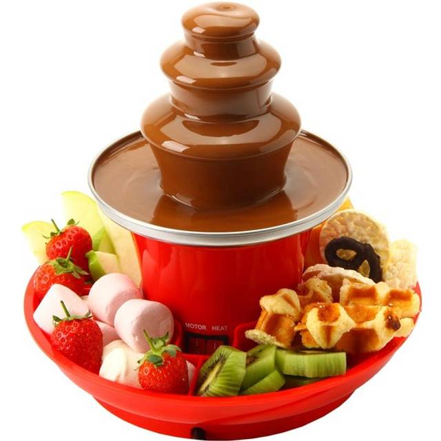 Chocolate Fountain with Serving Tray - Red (200ml)