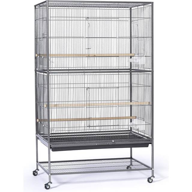 Prevue Pet Products F040 Wrought Iron Flight Cage with Stand - Balck