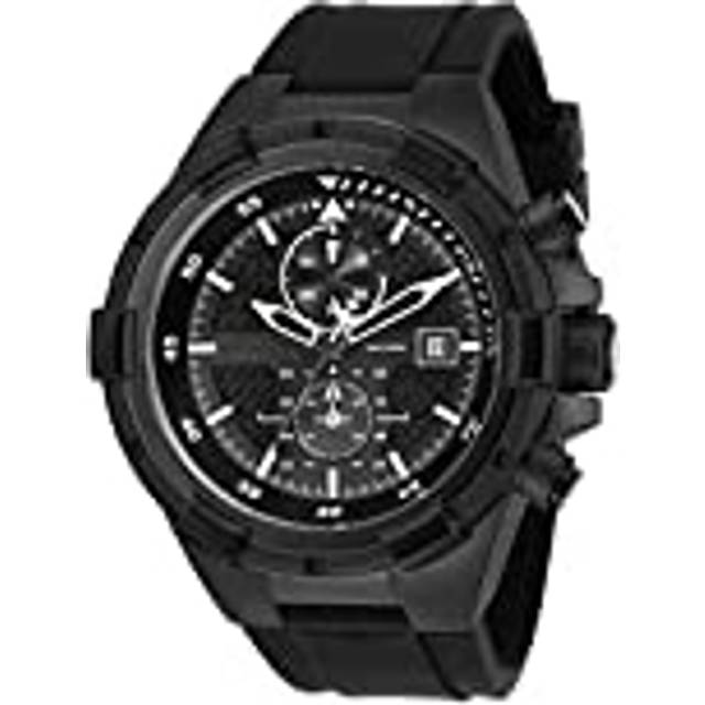 Invicta Black Mens Aviator Watch