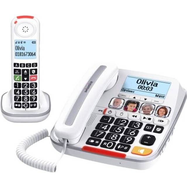 Swissvoice Corded and Cordless Telephone Xtra 3355 Combo White
