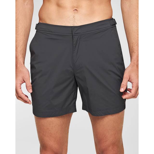 Orlebar Brown, Beachwear, male, Gray, W36, Retro Swim Trunks