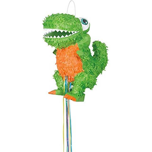 Unique Party 65996 - T-Rex Dinosaur Pinata, Pull String