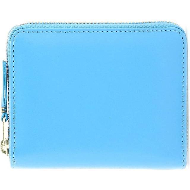 Comme des Garçons, Wallets & Cardholders, female, Blue, ONE SIZE, Wallet Leather Zip Cardholder