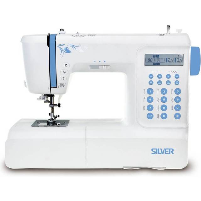 Silver 197 Sewing Machine - White