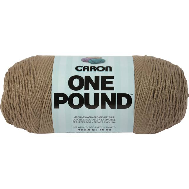 Caron One Pound Solids Yarn  16oz  Gauge 4 Medium  100% Acrylic - Tae- For Crochet  Knitting & Crafting ( 1 Piece )
