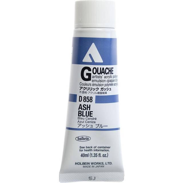 Holbein : Acrylic Gouache : 40ml : Ash Blue